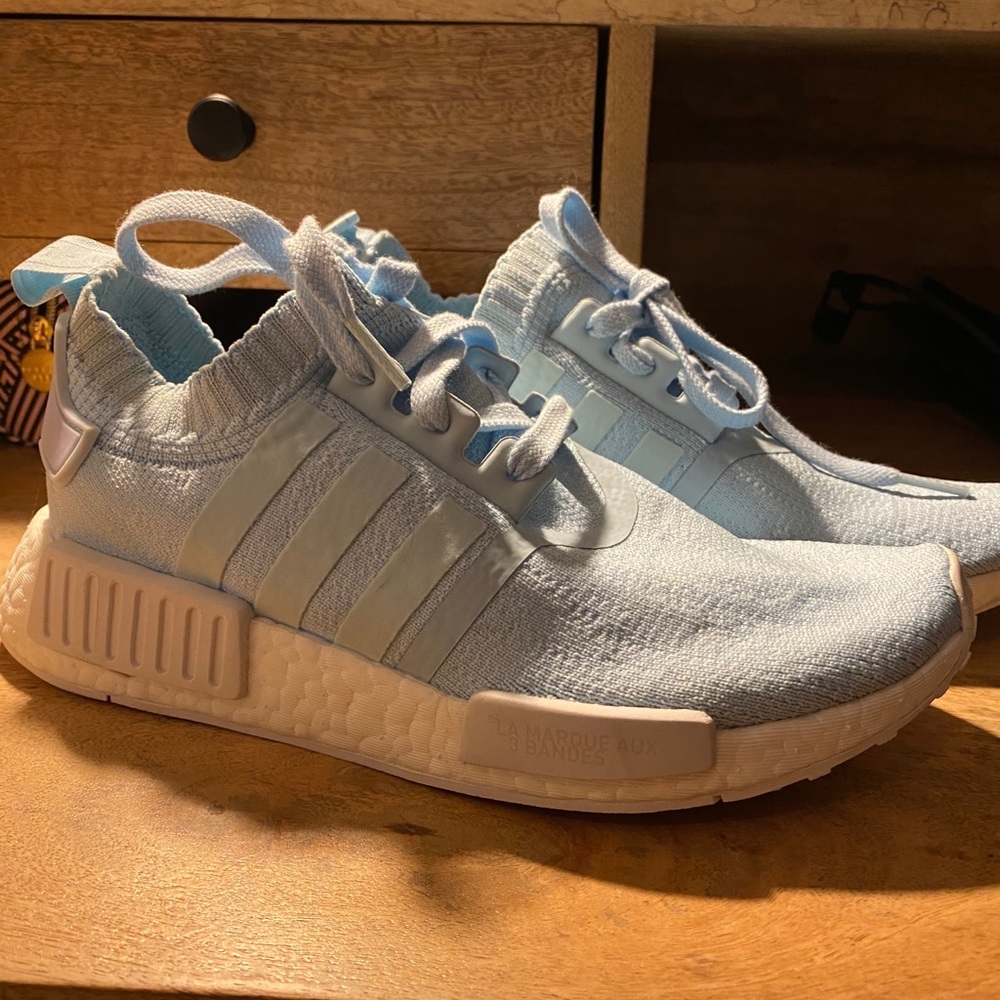 Baby blue adidas NMD’s